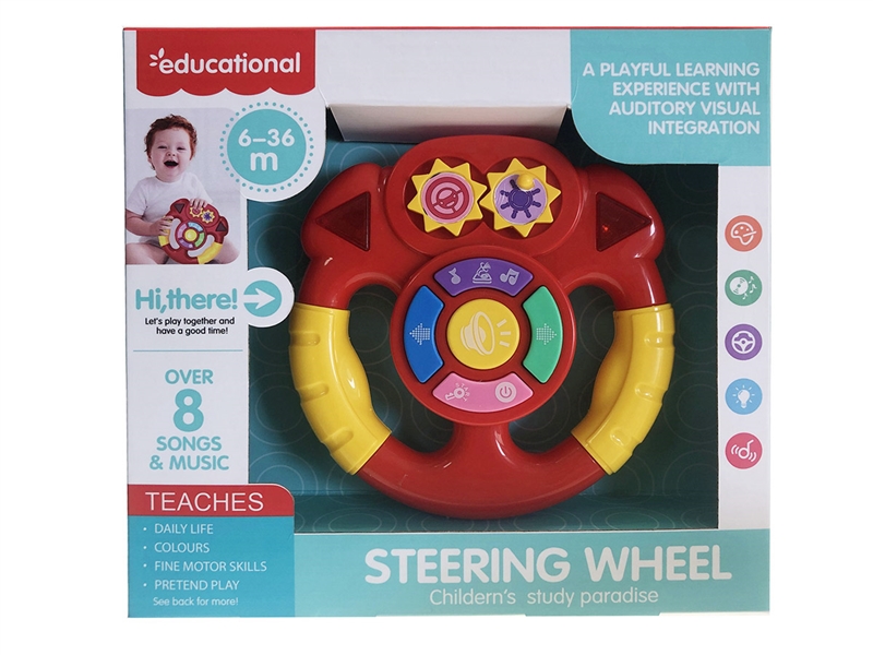 STEERING WHEEL W/LIGHT & MUSIC - HP1214404