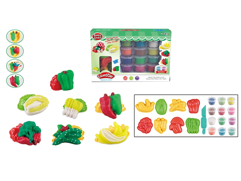 PLAY DOUGH SET（12*18G） - HP1214594