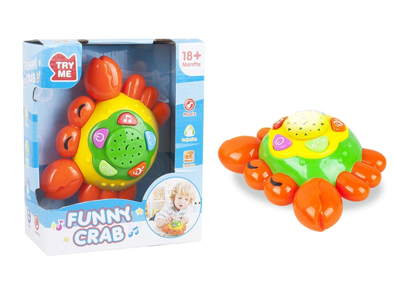 CRAB W/LIGHT & MUSIC & PROJECTION（INCLUDED BATTERY） - HP1214666