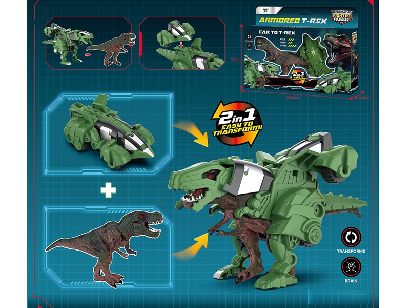 TRANSFORMING DINOSAUR 2 IN 1 - HP1214759