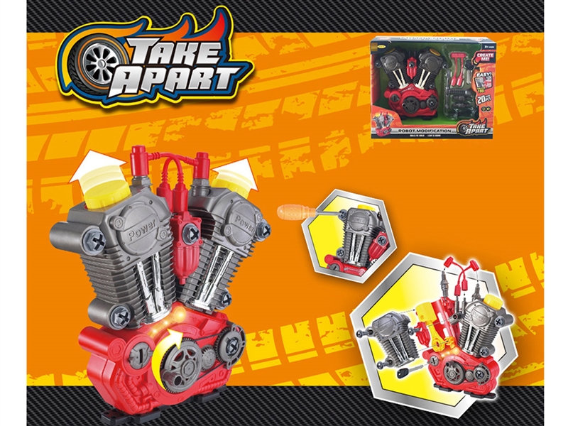 DISMANTLING TOOL SET W/LIGHT & SOUND - HP1214862