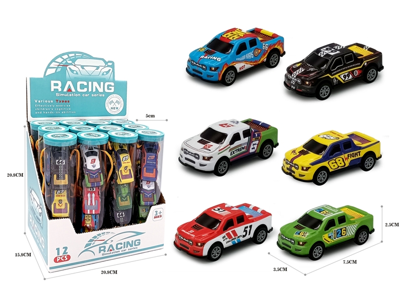 PULL BACK CAR，12PCS/DISPLAY BOX - HP1214933