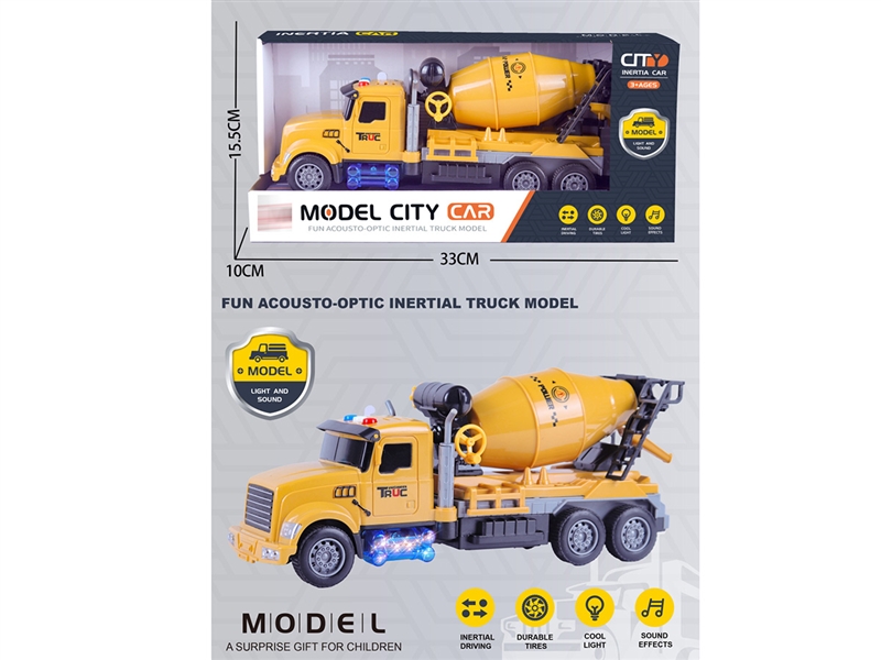 FRICTION TRUCK W/LIGHT & MUSIC - HP1215043