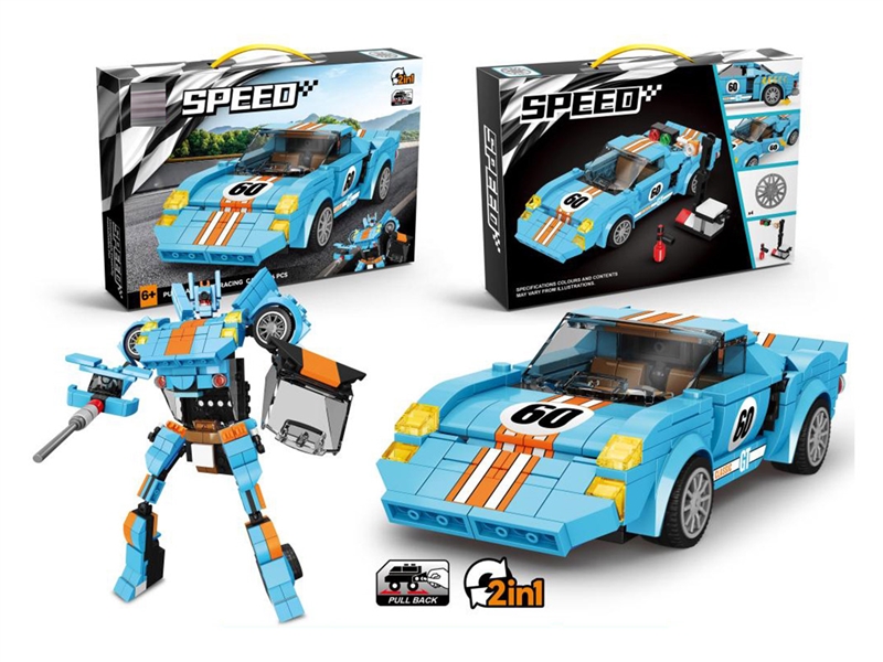 PULL BACK BUILDING BLOCKS 336PCS - HP1215069