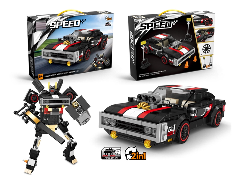 PULL BACK BUILDING BLOCKS 356PCS - HP1215070