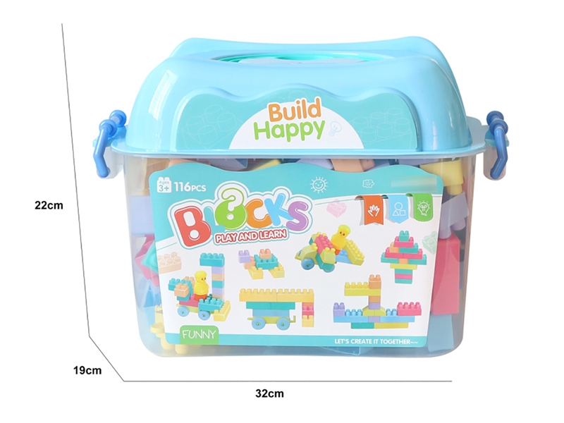 BUILDING BLOCKS 116PCS - HP1215162