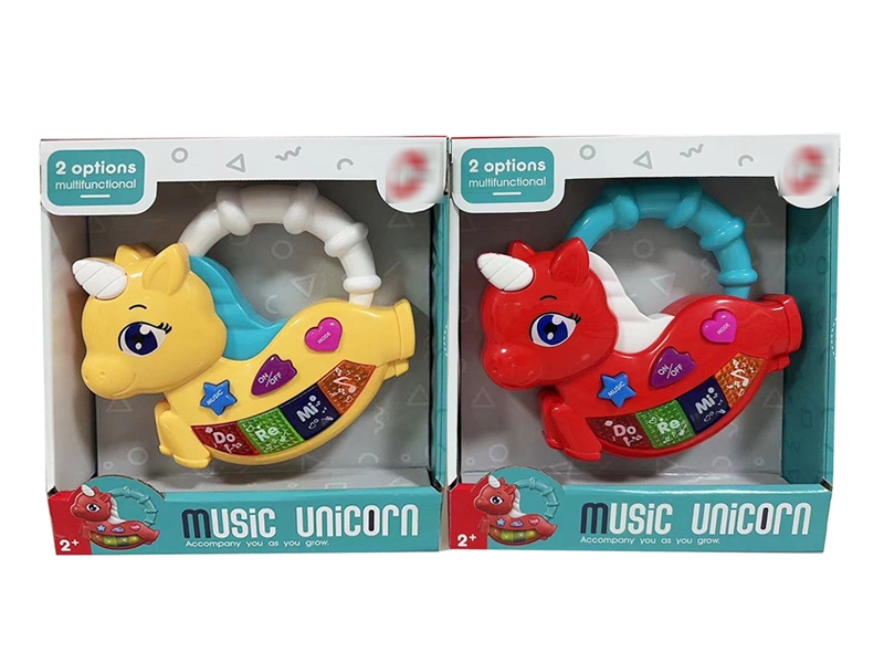 UNICORN W/LIGHT & MUSIC,2COLOURS - HP1215259