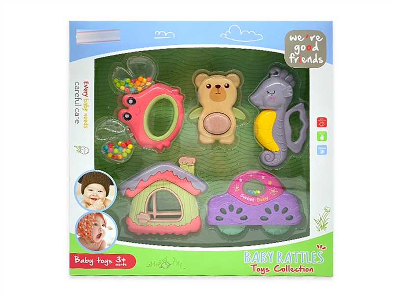 BABY RATTLE 5PCS - HP1215335