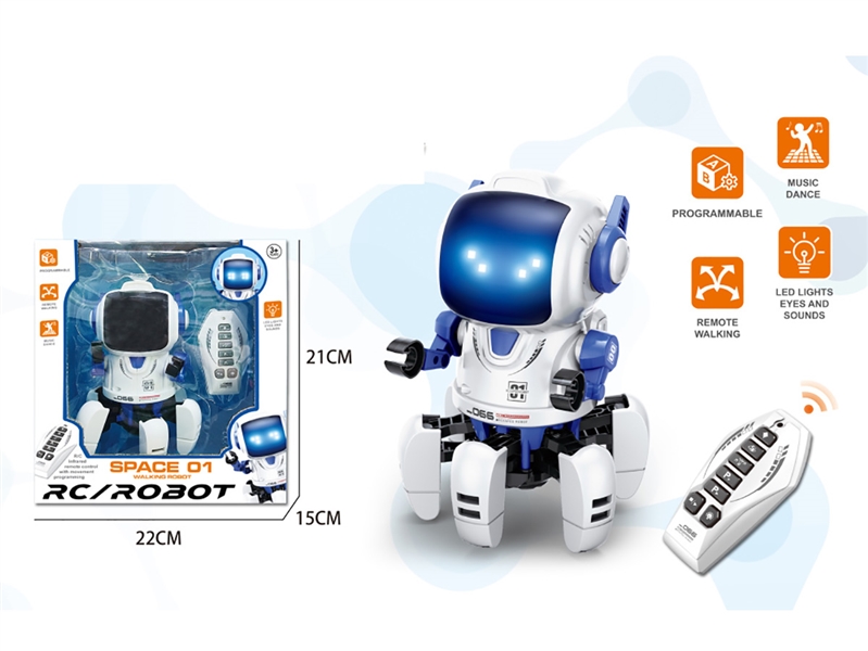 R/C ROBOT W/FORWARD & PROGRAMME & LIGHT & MUSIC & VOICE & DANCING - HP1215409
