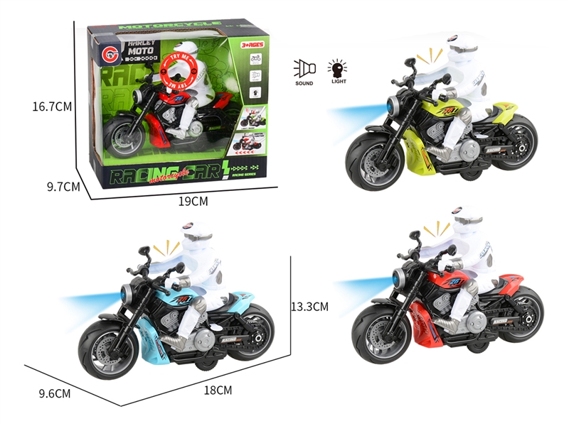 FRICTION MOTORCYCLE W/LIGHT & SOUND - HP1215907