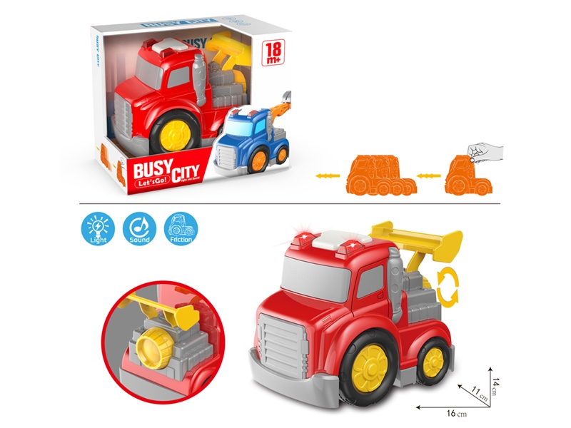 FRICTION TRUCK W/ LIGHT & SOUND - HP1216236