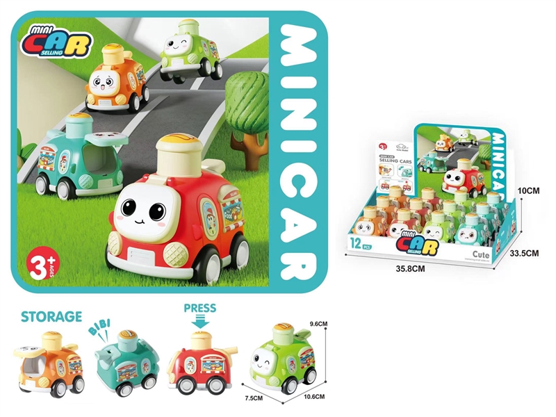 PRESS & GO CAR , 12PCS/DISPLAY BOX - HP1216678