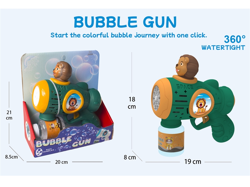 BUBBLE GUN W/LIGHT - HP1216794