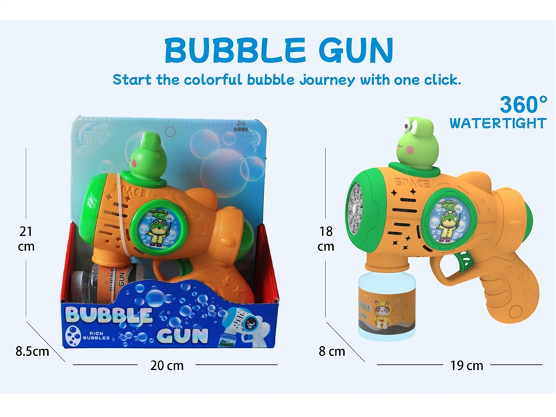 BUBBLE GUN W/LIGHT - HP1216798