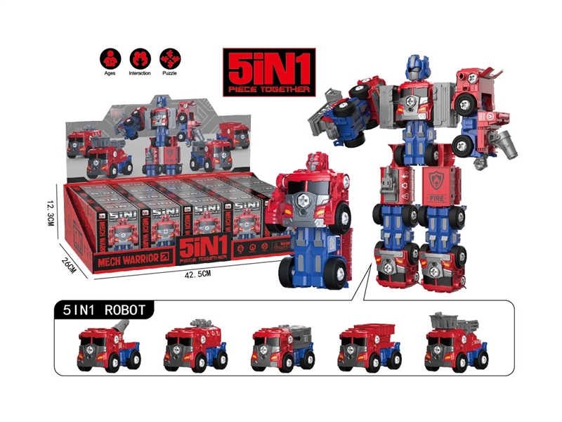 ASSEMBLE DEFORMATION CAR , 20PCS/DISPLAY BOX - HP1218251