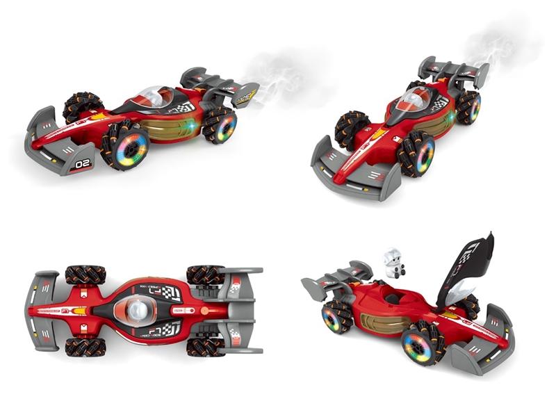 R/C STUNT CAR W/LIGHT & MUSIC & SPRAY & WATER BULLET - HP1218372