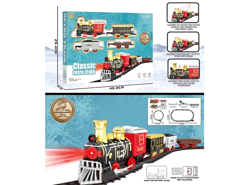 B/O TRAIN RAIL SET W/LIGHT & SOUND - HP1218457