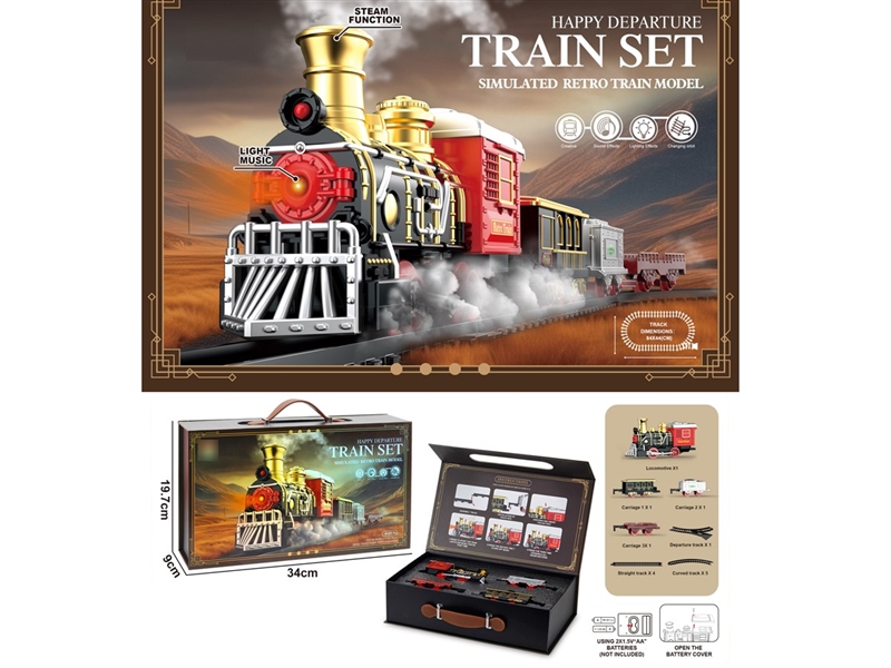 B/O TRAIN RAIL SET W/LIGHT & SOUND - HP1218458
