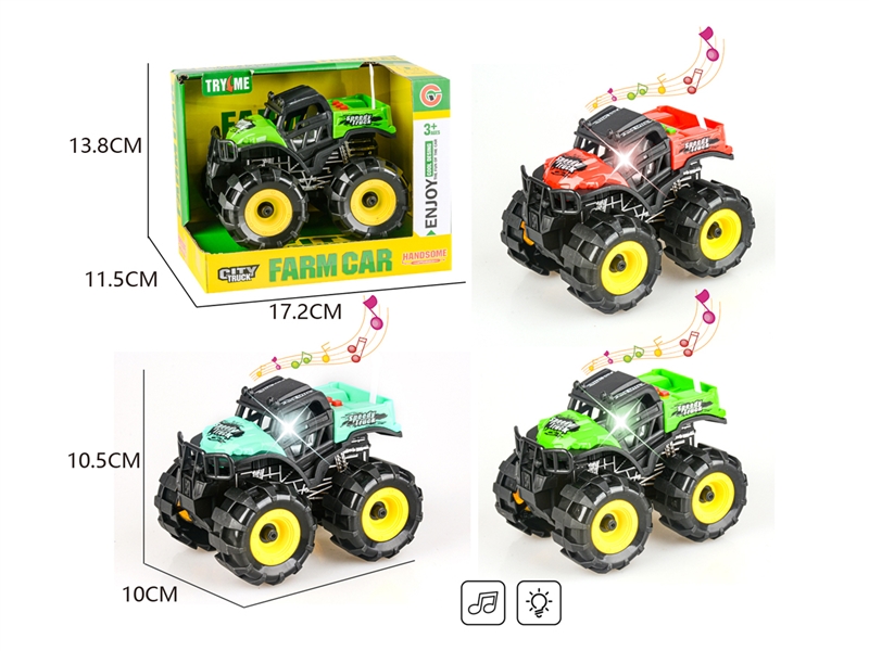 FRICTION FARMER TRUCK W/LIGHT & MUSIC - HP1218567