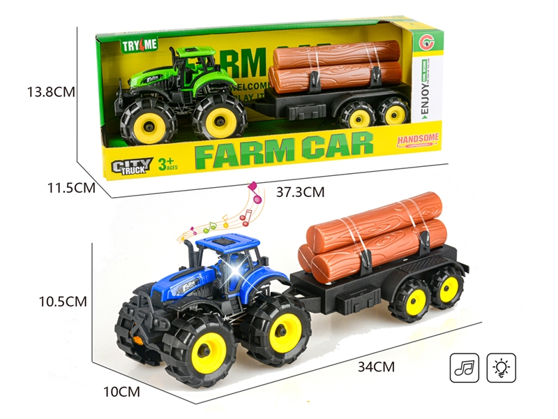 FRICTION FARMER TRUCK W/LIGHT & MUSIC - HP1218568