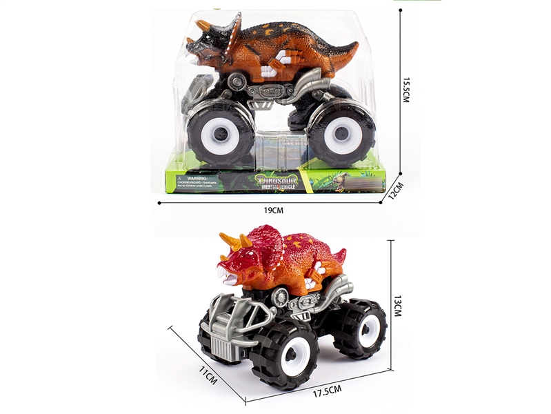 FRCTION DINOSAUR CAR ,2COLOURS - HP1218763