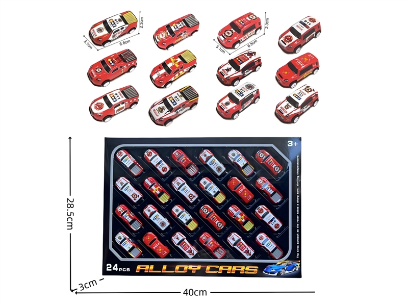 PULL BACK DIE-CAST CAR 24PCS - HP1218996