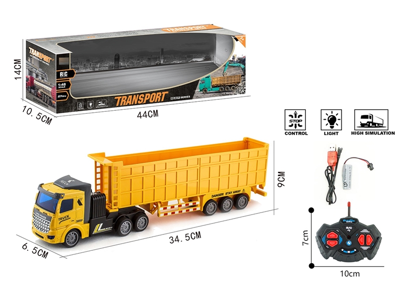 1:48 4-CHANNE R/C TRUCK W/LIGHT( INCLUDED BATTERY ) - HP1219021