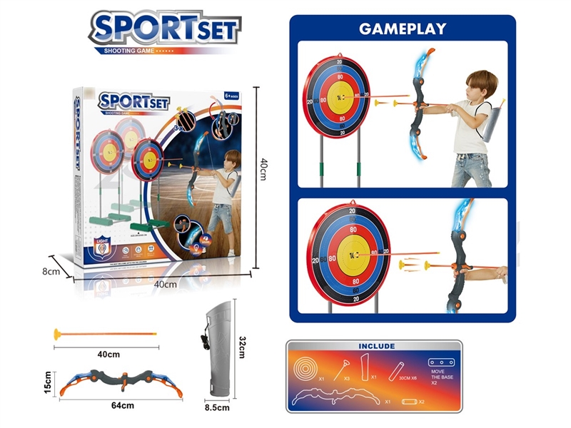 BOW AND ARROW SET W/LIGHT & SOUND - HP1219044