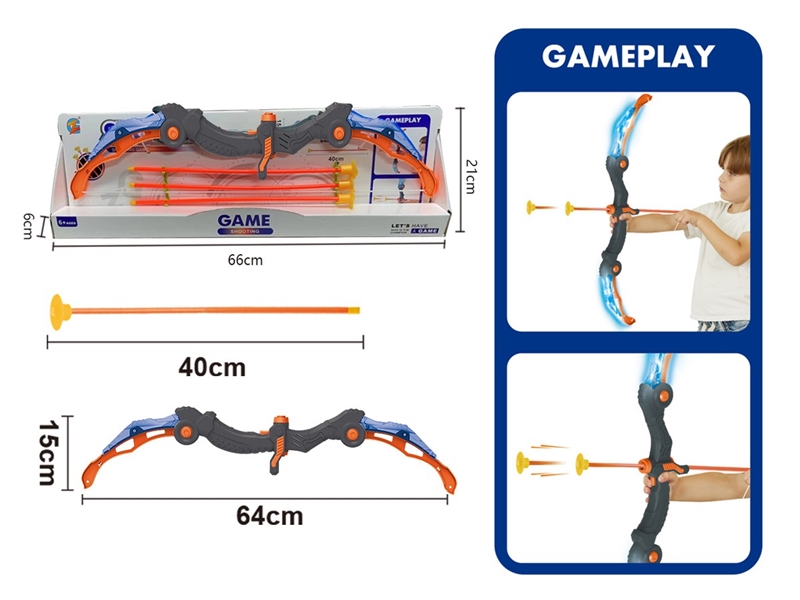 BOW AND ARROW SET W/LIGHT & SOUND - HP1219050