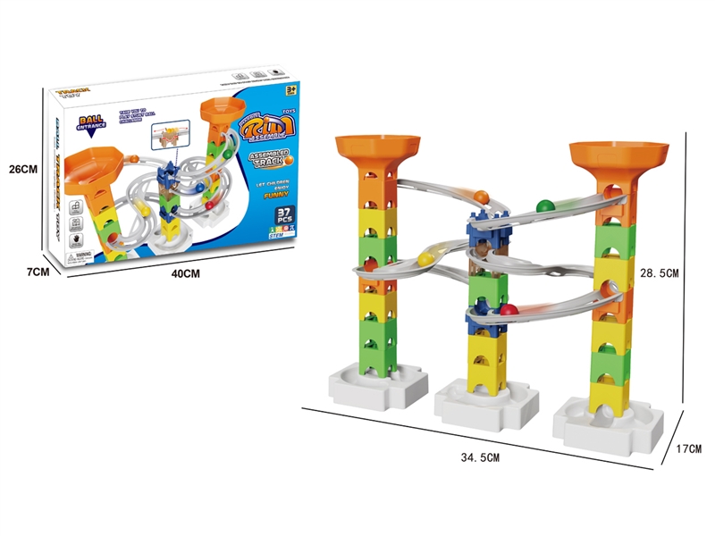 DIY BUILDING BLOCKS TRACK 37PCS - HP1219151