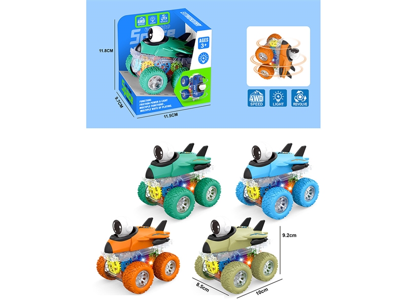 FRICTION STUNT PLANE W/LIGHT - HP1219214