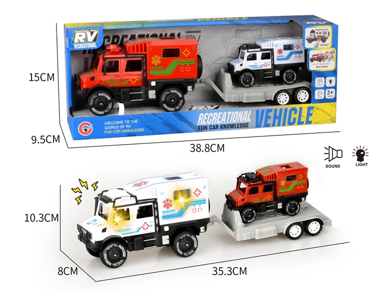 FRICTION CAR W/ LIGHT & SOUND - HP1219320