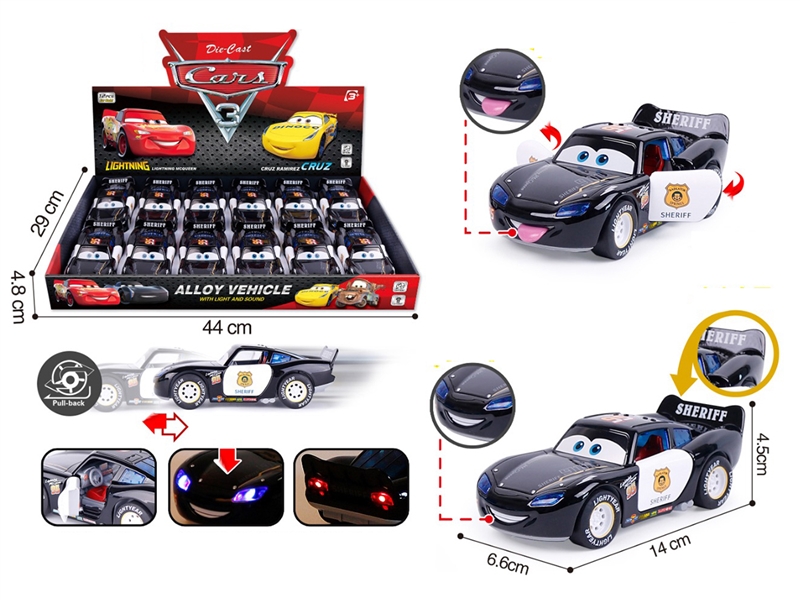 PULL BACK DIE-CAST CAR,12PCS/DISPLAY BOX - HP1219862
