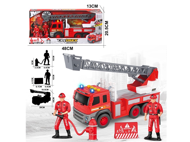 FRICTION TRUCK W/LIGHT & SOUND (INCLUDED BATTERY) - HP1220118