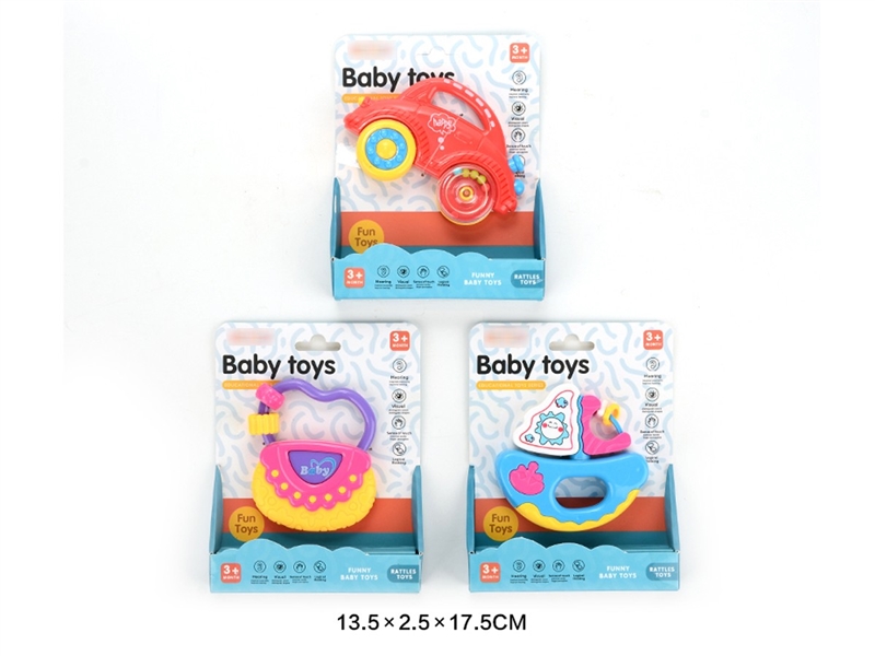 BABY RATTLE , 3ASST - HP1220527