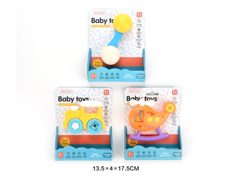 BABY RATTLE , 3ASST - HP1220528