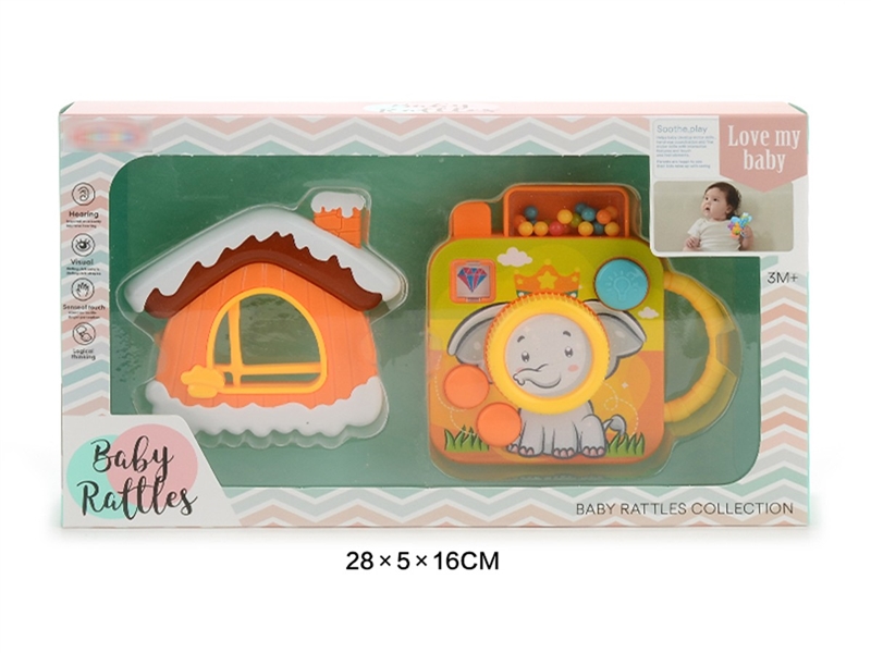BABY RATTLE 2PCS - HP1220536