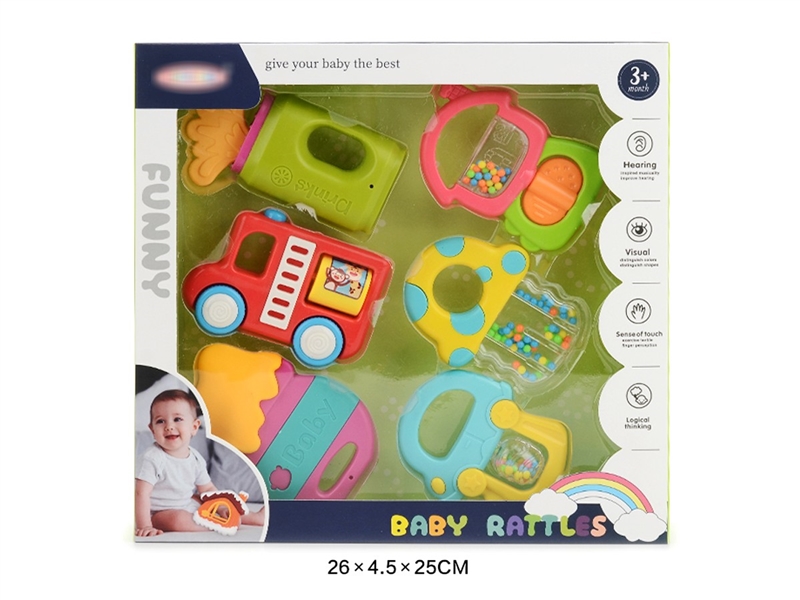 BABY RATTLE 6PCS - HP1220539