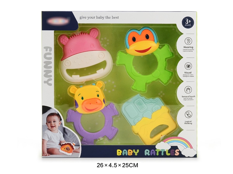BABY RATTLE 4PCS - HP1220540