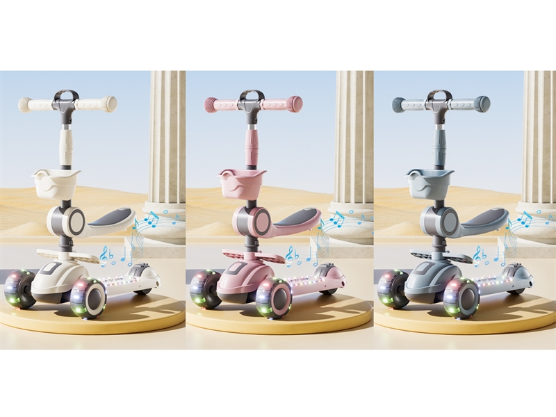 SCOOTER W/LIGHT & MUSIC (3 COLORS) - HP1221445
