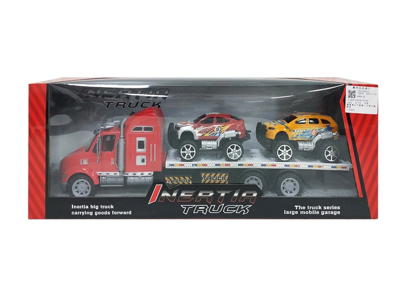FRICTION TRUCK W/FREE WAY  CAR 2PCS - HP1221594