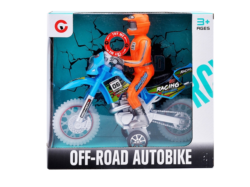 FRICTION MOTORCYCLE W/LIGHT & SOUND,3COLOURS - HP1221646