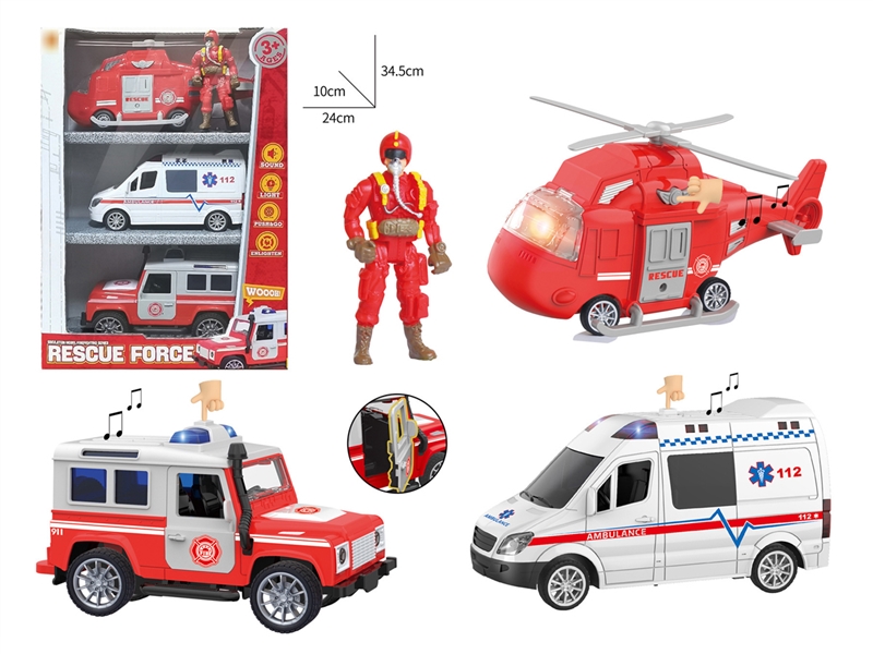 FRICTION RESCUE SET W/LIGHT & SOUND - HP1221671