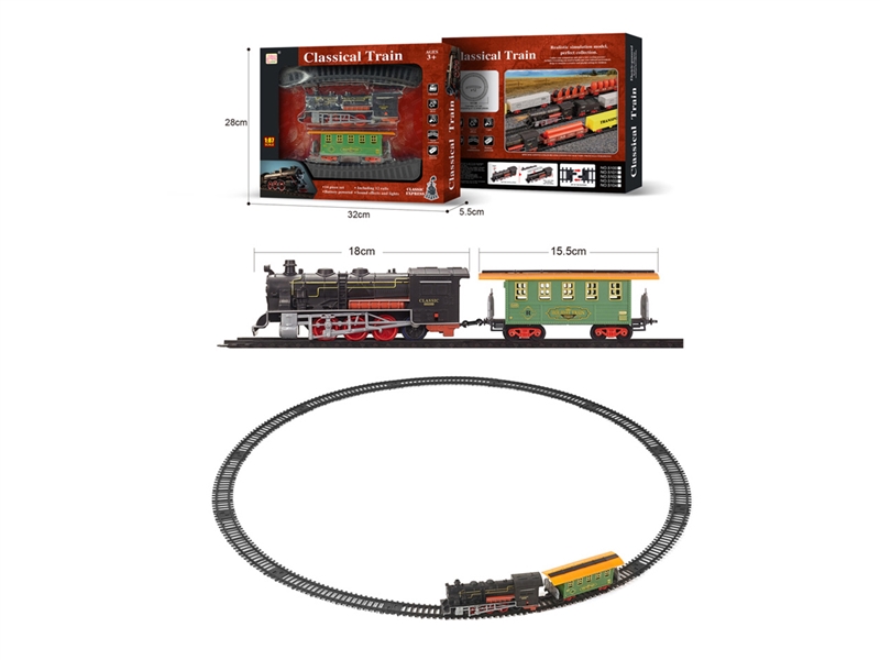 1:87 B/O RAIL CAR SET W/LIGHT & MUSIC - HP1221770