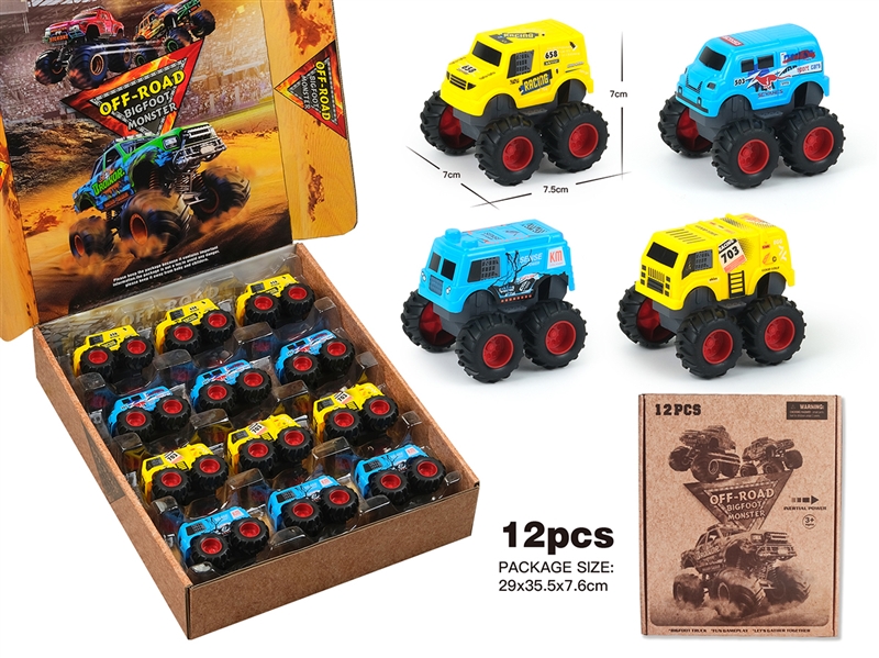 FRICTION CAR,12PCS/DISPLAY BOX - HP1221821