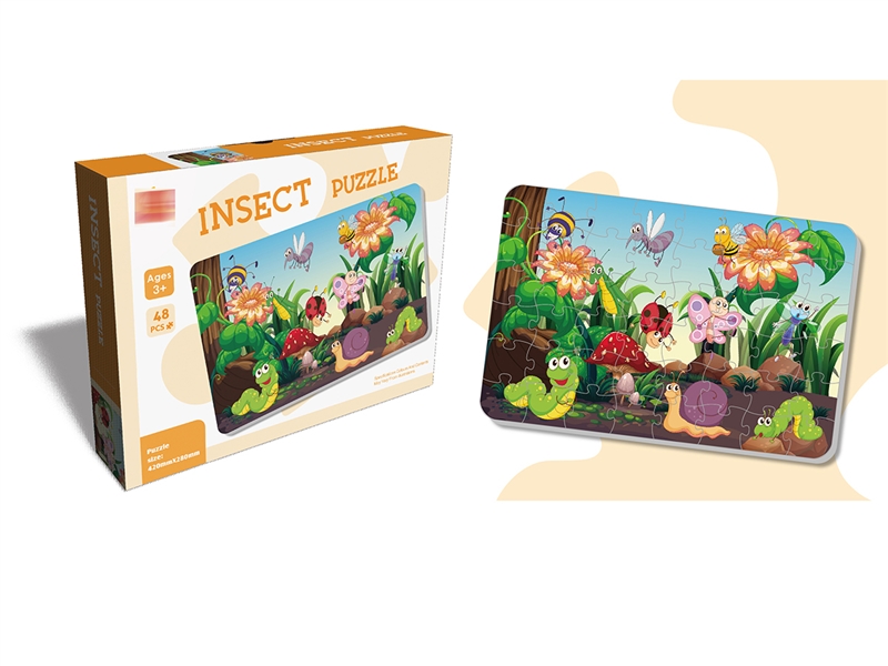 INSECT PUZZLE 48PCS - HP1221872