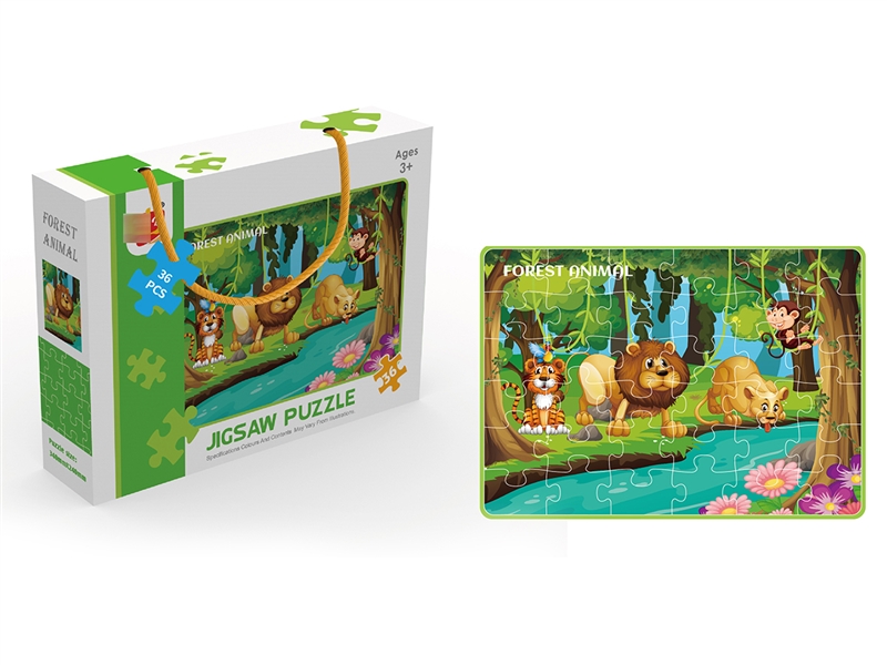 FOREST ANIMAL PUZZLE 36PCS - HP1221876