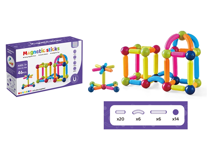 3D BUILDING BLOCKS 46PCS - HP1221950