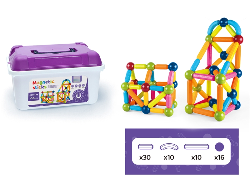 3D BUILDING BLOCKS 66PCS - HP1221951