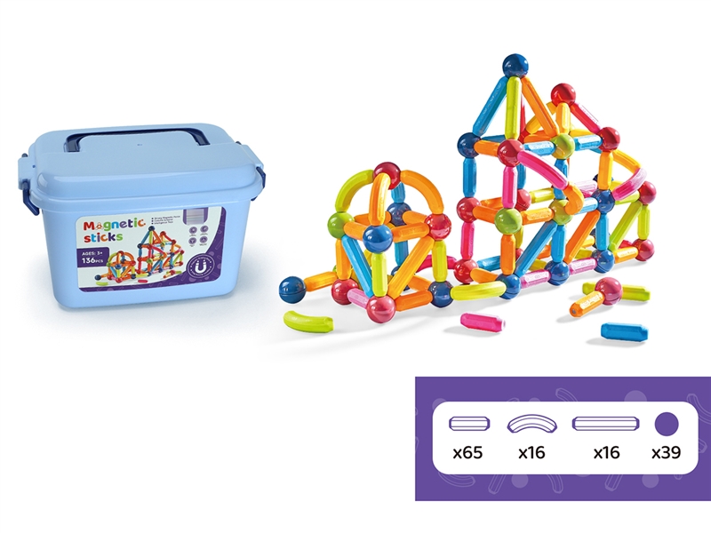 3D BUILDING BLOCKS 136PCS - HP1221953
